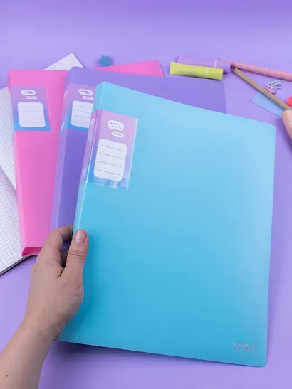 Папки 40ф А4 03шт "Pastel" ассорти, Yoi - фото 6