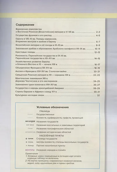 Всеобщая история. 6 класс. Атлас с контурными картами и заданиями - фото 3