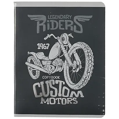 Тетрадь в клетку Listoff, "Мотоклуб", 96 листов, в ассортименте - фото 5