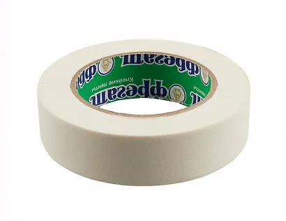 Лента клейкая 30мм*50м малярная белая - фото 1