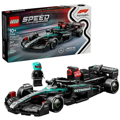 77244 Конструктор детский LEGO Speed Champions Гоночный автомобиль Формула-1 Mercedes-AMG F1 W15, 267 деталей, возраст 10+ - фото 1