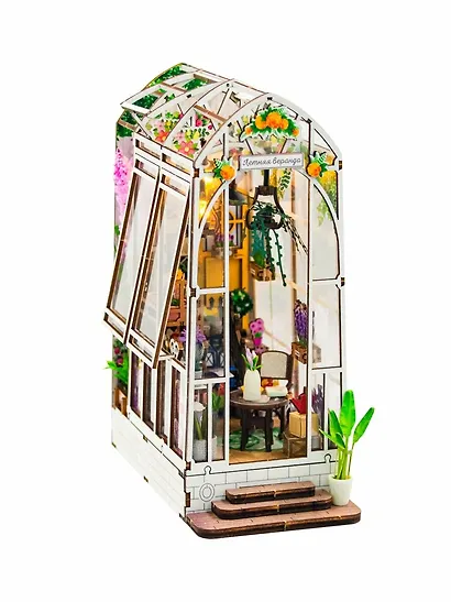 Румбокс MiniHouse DIY "Летняя веранда". Сборная модель (15.6х9.5х20) - фото 5