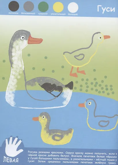 Домашние животные. Рисуем пальчиками - фото 4