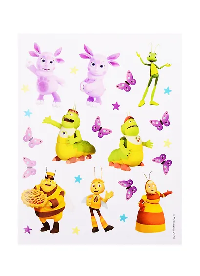 Наклей и раскрась для малышей "Лунтик" - фото 2