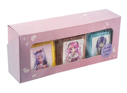 Набор кубиков для ванны Anime beauty box (3 шт по 90 г) - фото 1