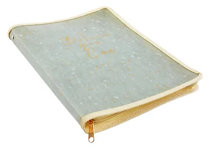 Папка на молнии А4 "Belive you can" пластик - фото 3