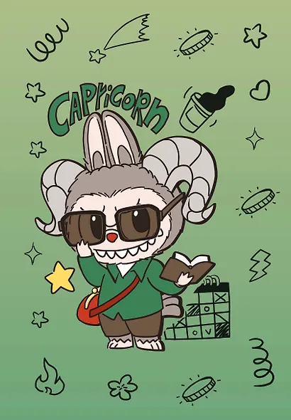 The Monsters. Астрологический блокнот Козерог (Лабубу) - фото 1