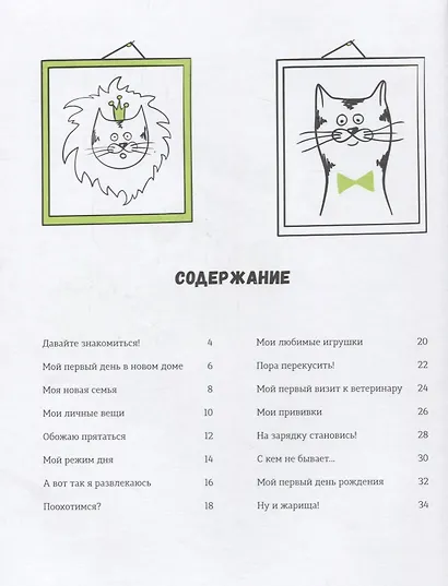 Моя кошачья жизнь. Альбом для записей и фото - фото 2