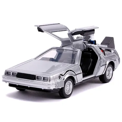 Модель Машинки Hollywood Rides 1:32 Назад в будущее Time Machine (Back To The Future-2) 30541 - фото 6