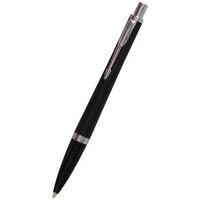 Ручка шариковая Parker, Urban Muted Black CT, подарочная синяя - фото 1