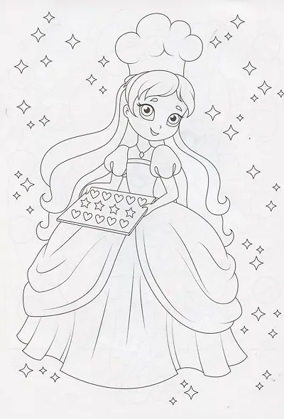 Раскраска "В гостях у принцессы" - фото 4