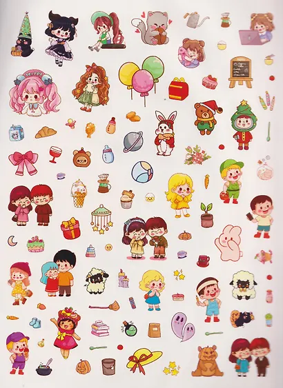 Творческий блокнот Румбокс "Дом твоей мечты". Более 250 няшных наклеек - фото 3