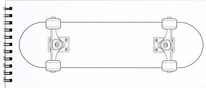 Скетчбук 240*103 24л "Graffiti book. Дизайн 1" 100 г/м2, евроспираль, глянц.ламинация, контент - фото 3