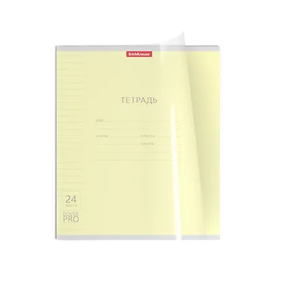 Тетрадь в линейку Erich Krause, CoverPrо, А5, 24 листа, в ассортименте - фото 2