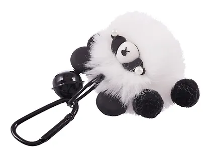 Брелок-помпон «Панда», искусственный мех, 5 см - фото 5