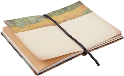 Книга для записей "Ван Гог. Ирисы" А5, твердая обложка - фото 3