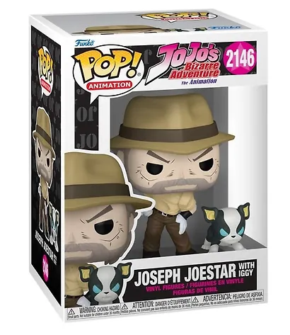 Фигурка Funko POP! Animation JoJo's Bizarre Adventure Joseph Joestar and Iggy (2146) (Fun88461) - фото 1