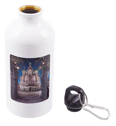 Бутылка с карабином СПб Петербург удивляет (металл) (500мл) (БМ2025-46) - фото 3