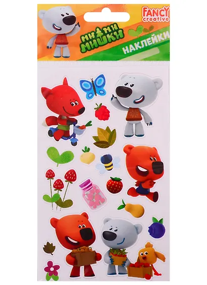 Наклейки ACTION Ми-ми-мишки 9,5*15,5см в ассортименте FD060040 - фото 1