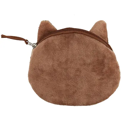 Косметичка-кошелек Мордочка котика (12см) (текстиль) - фото 2