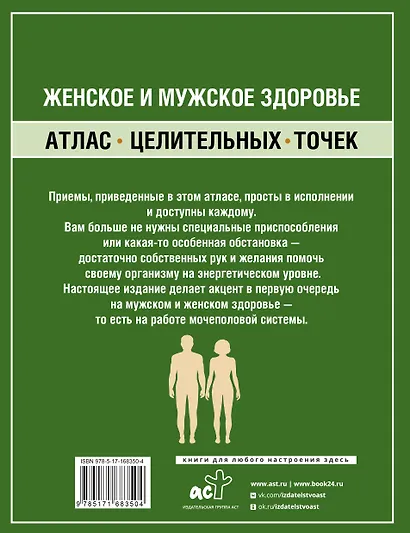 Женское и мужское здоровье. Атлас целительных точек, приемы, техники, упражнения - фото 2