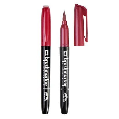 Фломастеры-кисточки Феникс+, "Металлик", 6 цветов - фото 2