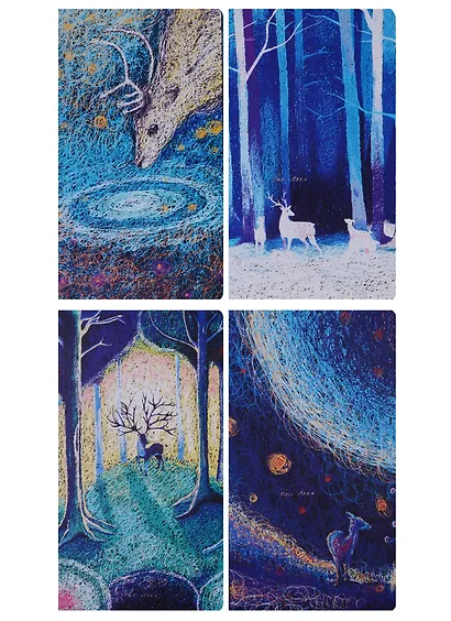 Записная книжка «Fall deer» А6+, 96 листов в линейку, AnAn, в ассортименте - фото 6
