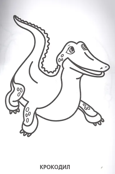 Животные. Супер-раскраска. (простая раскраска для маленьких, 64 картинки.) - фото 3