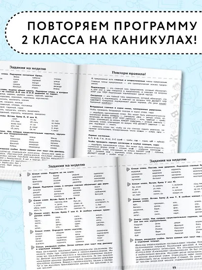 Летние задания по математике и русскому языку для повторения и закрепления учебного материала. 2 класс - фото 5