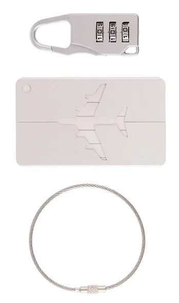 Travel набор Бирка и замочек для багажа (металл) (12-travel22-B7) - фото 3