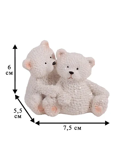 Фигурка Зимние мишки (7,5x5,5x6) - фото 3