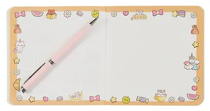 Записная книжка «Kawaii Vibe. Зайцы», персиковый, 130х130 мм, 32 листа в клетку, Контэнт - фото 6