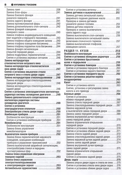 Hyundai Tucson с 2004 г. Бензиновые двигатели 2.0, 2.7, ч/б фото. Руководство по эксплуатации. Школа Авторемонта - фото 6