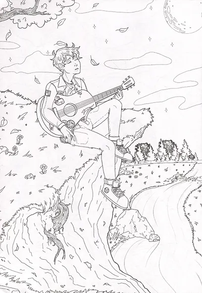 РАСКРАСКА А4 эконом. МИР МАНГИ - фото 5