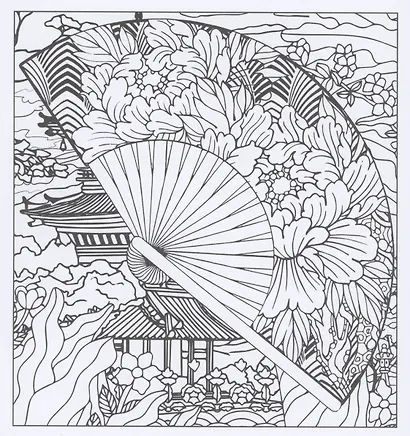 Релакс-раскраска. Краски Японии - фото 5