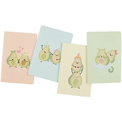 Тетрадь в клетку Kairui, Lovely avocados, 32 листа, в ассортименте - фото 6