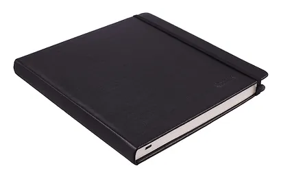 Скетчбук 20*20 80л "Schiller" черный, 140г/м2 слоновая кость, тв.обл., Schiller - фото 2