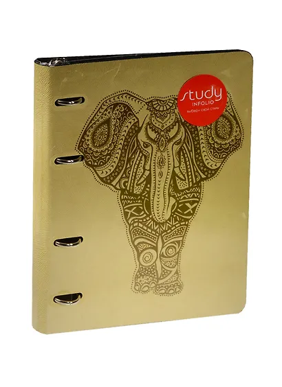 Папка-обложка для тетради со сменными блоками А5 "Elephant" - фото 1