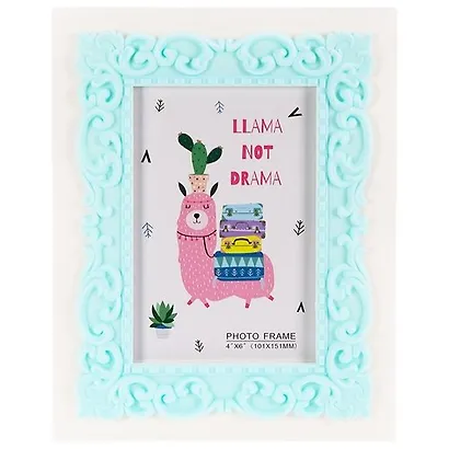 Фоторамка Роскошный узор, голубая 13х18 см ФР-7317 - фото 1