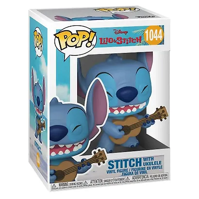 Фигурка FUNKO POP Disney:Lilo&Stitch- Stitch w/Ukelele (FNK55615) - фото 1