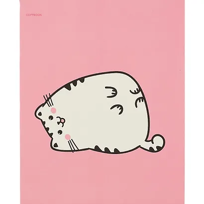 Тетрадь в клетку Unnika, "Славный кот", 48 листов, в ассортименте - фото 1