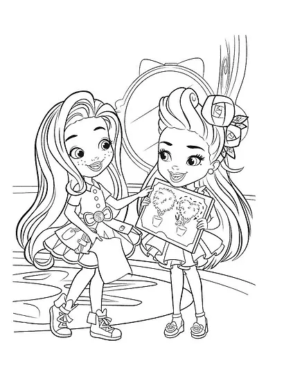 Maxi-раскраска. Санни Дэй - фото 3