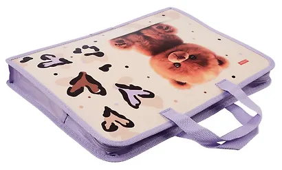 Папка для тетрадей А4 "Пушистый мишка" 24,5*34*3,5 см - фото 3