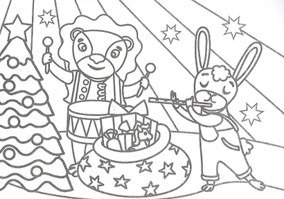 Мини-раскраска "Кроличьи фантазии" - фото 2