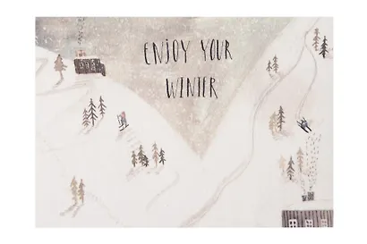 Открытка одинарная «Enjoy your winter» - фото 1
