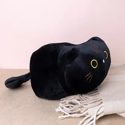 Мягкая игрушка "Котик черный", 28 х 17 см - фото 9