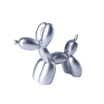 Декоративная фигурка Собачка-шарик (металлик) (8х9) (керамика) (12-fengshen-202506-D1) - фото 1