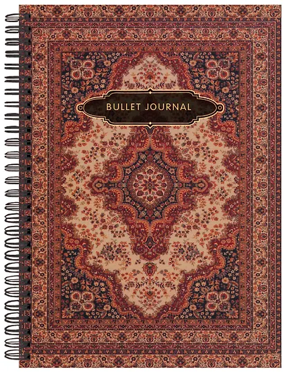 Книга для записей А5 120стр тчк. "Bullet Journal (ковер)" - фото 2