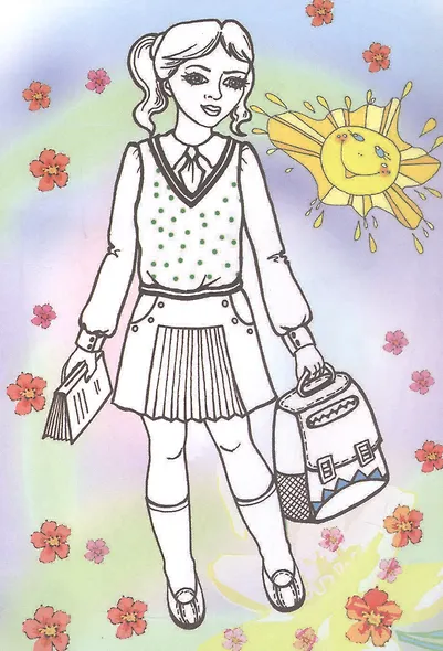 Книжка-раскраска "Куклы" - фото 3