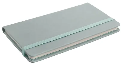 Планинг недат. 64л "Joy Book" мятное мороженое, карманный, иск.кожа 7Б, скругл.углы, тонир.блок, резинка, офсет, ляссе - фото 2